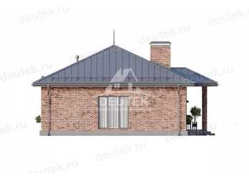 Проект жилого одноэтажного дома с кабинетом - LK-300