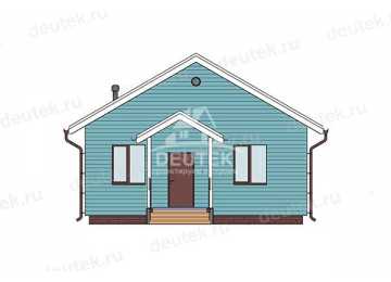 Проект жилого одноэтажного дома с площадью до 100 кв м - LK-347