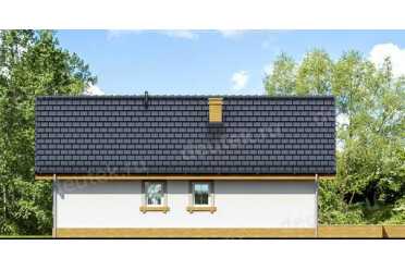 Проект одноэтажного дома с камином до 100 кв м DT0455