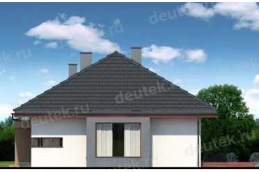 Проект европейского одноэтажного дома с  камином 15 на 10 метров DTA100215