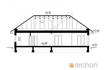 Проект одноэтажного углового дома 15 на 15 м DT0462