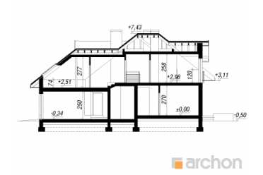 Проект двухэтажного углового дома с гаражом DT0669