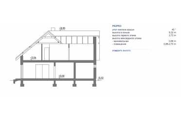 Проект двухэтажного дома с мансардой и гаражом DTM186