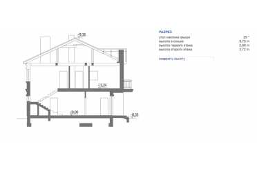 Проект двухэтажного дома 11х14 из пеноблоков DTM223